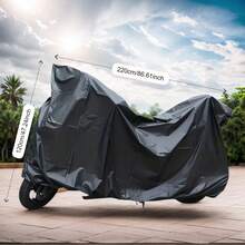 1 Outdoor EVA Solid-Color Bicycle Cover, All-Season Protective Cover, Rainproof, Sun-Proof, Snow-Proof, Frost-Proof, Ice-Proof, Dust-Proof, Fallen Leaf Proof, Wear-Resistant And Easy To Clean, Not Easy To Age, Thickened Black And Gray Waterproof Sunshade Canopy - Multicolor - View 16