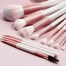 KIT 12 Professional Contour Blending Makeup Brushes - 彩色 - 查看 5