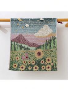 2/4pcs Set Jacquard 4-Layer Gauze Towels, Absorbent Thick Soft Non-Shedding Towels For Home & Travel Shower Towels For Beaty Salon, Hotel Sports, Home Essentials, Towel, Skin Care - Multicolor - View 6