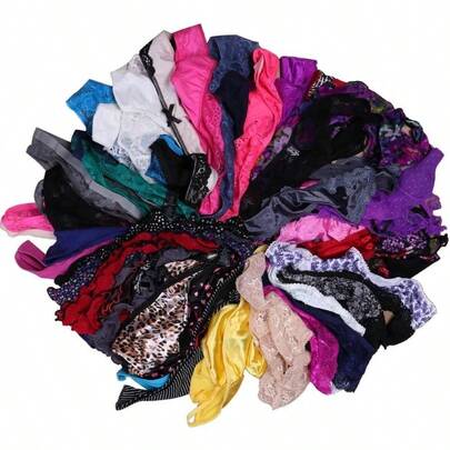UWOCEKA Sexy Underwear Kinds Of Women TBack Thong GString Underpants Sexy Lacy Panties 10 Pcs