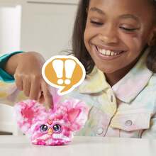 Furby Furblets Bub - 迷你伙伴，超过 45 种音效和音乐，只会说 Furbish 语，电子毛绒玩具，粉色和白色，返校礼物，适合 6 岁及以上儿童 - BUB-LEE - 查看 8