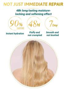 Dove Mascarilla capilar de Dove Ultracare con ácido amino, reparación profunda, mejora la sequedad, restaura el cabello dañado, sedoso y brillante, cabello elegante, nutre el cabello, tacto sedoso, fortalece el cabello, suaviza el cabello, reduce el frizz, reparación efectiva, triple esencia del cuidado de la piel, altamente nutritiva, adecuada para personas con cabello seco, cuidado diario del cabello