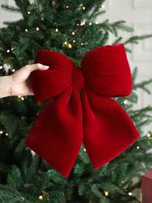 1pc 3D Bow Decor, Decorative Hanging Ornament, Available In S/M/L/XL Sizes, Suitable For Indoor Or Outdoor Party Decor, Wedding Decor, Valentine's Day