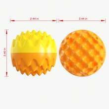 Dog Toys Outdoor Durable Squeaky Pumpkin Ball & Chew Toy For Training, Fetch, Biting - Squeaker Sounds For Fun Play