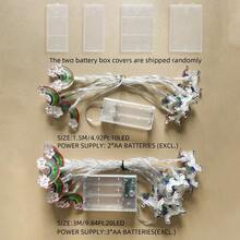 1pc Painted Unicorn Decorative String Lights Suitable For Bedroom, Living Room, Party, Home, Party Decoration, Fireplace [Battery Not Included] - White - View 8