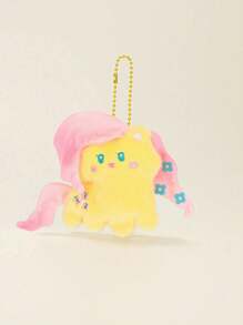 Hasbro Niedliche Ponys Dritte Welle Blind Box Schlüsselanhänger Set - Einzelpack mit Plüschspielzeug & Schlüsselanhänger, offiziell lizenziertes Geschenk für Mädchen ab 3 Jahren, Überraschungskollektion mit rosa Einhorn Design