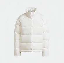 Adidas New Women's Lightweight Casual Minimalist Warm Down Jacket - White - View 1