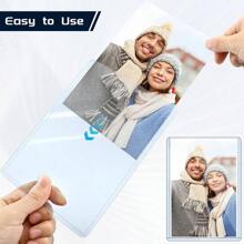 30 Pack Post Card Photo Top Loaders 4x 6 Inches Hard Plastic Cards Sleeve Protectors Rigid Photo Plastic Sleeves For Trading Cards, Baseball Cards, Postcards