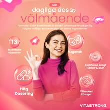 Vitastrong Complete Multivitamin, 13 High-Dose Essential Vitamins, Multivitamin For Men And Women Made In Italy, Pure And Certified Multivitamin Supplement, Multivitamin