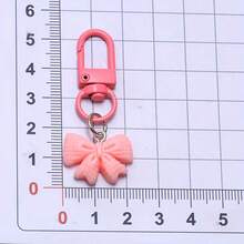 10 件生动的蝴蝶结钥匙扣 - 彩色树脂龙虾扣钥匙扣，带可拆卸环，非常适合背包和配饰，背包配件 | 生动的蝴蝶结设计 | 耐用的塑料钥匙扣，钥匙扣配件 - 彩色 - 查看 8