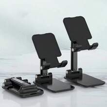 1 件可折叠手机和平板电脑支架，可调节桌面手机支架，可扩展桌面，懒人平板电脑直播在线课程便携式支架，可调节桌面角度和高度手机支架，桌面保护套手机支架，秋冬风格，家居用品，适用于学生宿舍，圣诞装饰，圣诞节，感恩节和除夕礼物。 - 彩色 - 查看 11