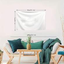 1 Stück SpongeBob dekorativer Wandteppich, Cartoon Party Deko Hängetuch, SpongeBob Dekoration, Feiertags Dekoration, Hintergrund Dekoration, Wohnzimmer Schlafzimmer, verschiedene Größen erhältlich mit Werkzeugen