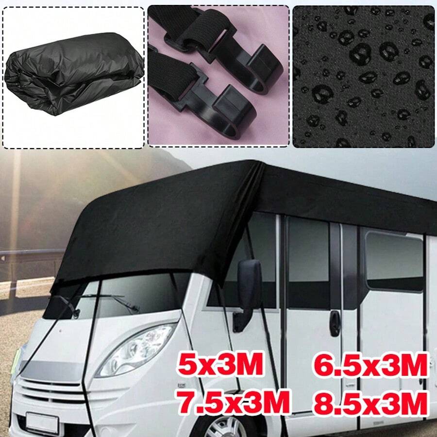 Waterproof Protective Roof Top Cover For Motorhome Caravan Camper - Black - View 1