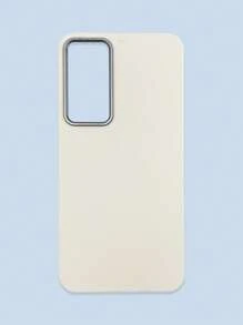 极简时尚白色、灰色、黑色仿皮纹理手机壳，防指纹、防水、防汗，超薄柔软触感，手机保护套，兼容三星、 17 Pro Max、13/14/15/16/16 Plus/16 Pro Max - 白色 - 查看 38