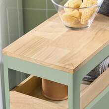 SoBuy Niche Cabinet BZR54-WN - Green - View 4