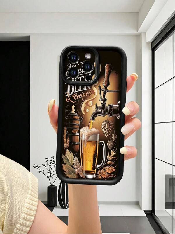 Compatible With Apple 7, 8, 11, 12, 13, 14, 15, 16, PLUS, PRO And MAX//Redmi/OPPO/Realme/Infinix Series, A Fashionable And High-Quality Phone Case With Oktoberfest Pattern. This Is A Simple And Anti-Drop Silicone Soft Case.