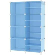 Closet Organizer, 8 Cube Closet Organizers And Storage, Closet Storage Shelves, Clothes Storage Organizers For Closet Bedroom Living Room Office Black - Blue - View 1