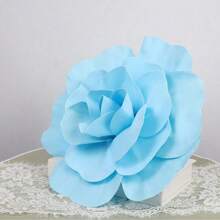 1朵人造PE泡沫玫瑰，尺寸30厘米-80厘米，巨型玫瑰，白色花朵，适用于情人节、房间DIY、婚礼、家居装饰、餐桌摆设、派对、花园装饰 - 彩色 - 查看 36