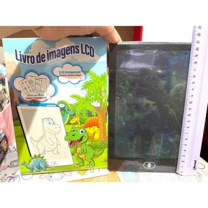 livro de imagens LCD , placa de pintura LCD(Acompanha 20 folhas com 40 faces)