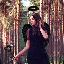 Angel Wings And Halo, Angel Costume For Woman Girls S Teens Angel Accessories For Halloween Party Cosplay