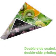 Koala Papel fotográfico grueso de 21.59 x 27.94, peso pesado de doble cara, alto brillo, hojas, 260 g/², compatible con impresora de inyección de tinta - 1 - Ver 9