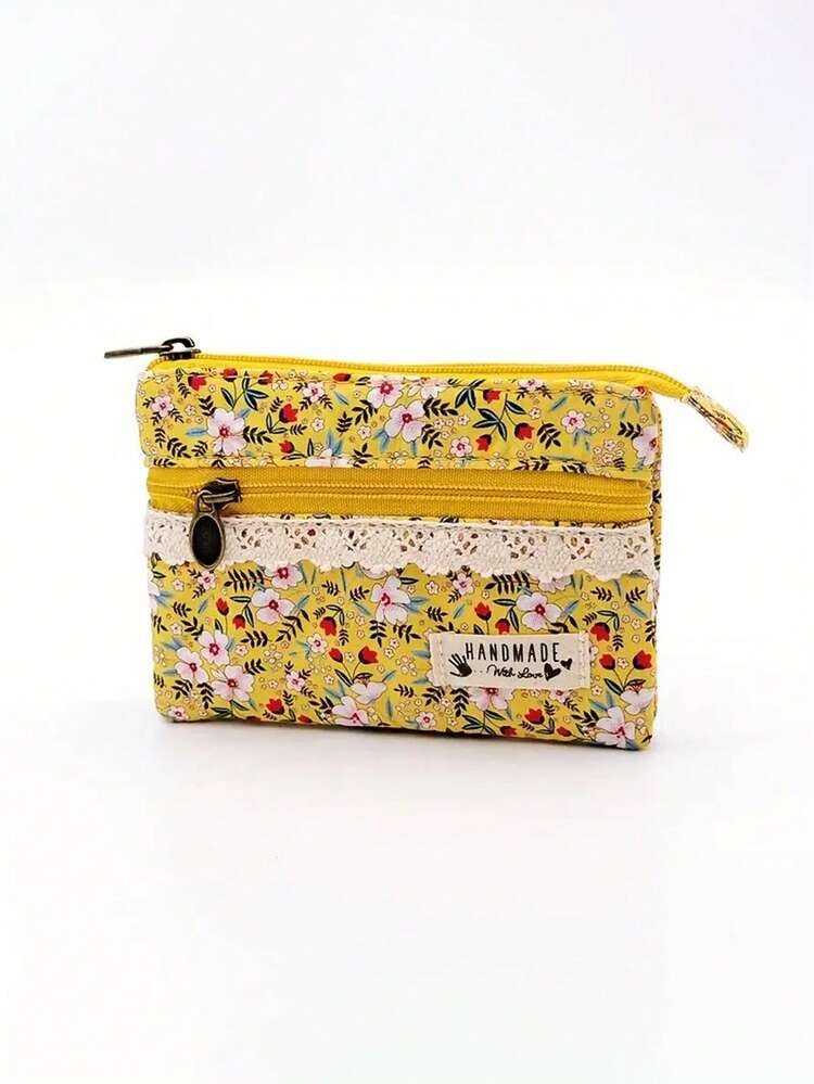 1 pieza Bolsa de cosméticos pequeña, bolsa de almacenamiento, monedero de viaje, bolsa de aseo, bolsa de cosméticos linda, bolsa de cosméticos de viaje, bolsa de aseo, bolsa de almacenamiento de cosméticos, bolsa de almacenamiento portátil de gran capacidad, bolsa de cosméticos pequeña como regalo para mujeres, bolsa de almacenamiento, monedero de viaje para cosméticos - Multicolor - Añade 7