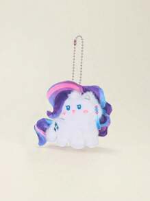 Hasbro Niedliche Ponys Dritte Welle Blind Box Schlüsselanhänger Set - Einzelpack mit Plüschspielzeug & Schlüsselanhänger, offiziell lizenziertes Geschenk für Mädchen ab 3 Jahren, Überraschungskollektion mit rosa Einhorn Design