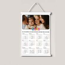 Calendario da parete personalizzato con foto 2026, regalo personalizzato unico, decorazione da parete con calendario personalizzato con la tua foto e benedizioni per casa, soggiorno, sala da pranzo, ufficio, migliori regali per compleanni e lauree