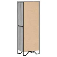 Bücherregal Grau Sonoma 50x31x137, 5 cm Holzwerkstoff - Grau - Übersicht 5