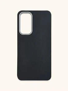 极简时尚白色、灰色、黑色仿皮纹理手机壳，防指纹、防水、防汗，超薄柔软触感，手机保护套，兼容三星 17 Pro Max、13/14/15/16/16 Plus/16 Pro Max - 黑色 - 查看 39