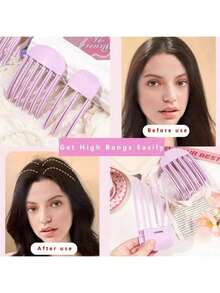 2 Stück Unisex hochwertige Windformende Kammclips, Haarwurzel-Volumengebende Werkzeuge, Pony-Styling-Clips, nicht schädigend & natürlich voluminös, Windformender Kamm, Haarwurzel-Volumengebende Clips, Unisex Styling-Werkzeug, Haarwurzel-Volumengebende Pony-Clips, Werkzeug zum Volumenaufbau für flaches Haar, Volumengebende Dutt- & Locken-Pony-Clips, Haarvolumengebende Clips, Haare, Reise, Haarpflege, Haarstyling-Werkzeuge, Harzeug, Friseur, Friseur-Zubehör, Friseursalon, Friseurausrüstung