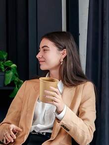 10/30/50/70/100pcs Restaurant Kraft Paper Cups - Disposable Hot & Cold Drink Cups - Suitable For Parties, Events And Small Businesses - Durable Tableware Supplies, Tea Cups, Home And Commercial Drinking Cups, Travel, Camping, Party Supplies - Multicolor - View 5