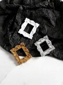 10个/1个复古奢华巴洛克风格树脂相框装饰，圣诞DIY童话娃娃屋迷你相框装饰，适合圣诞娃娃展示，送给家人和朋友的惊喜礼物，珠宝店景观配件