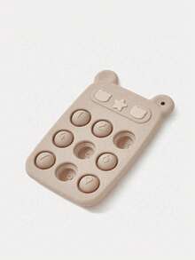 1 Set Baby Silicone Teething Toys, Chew Molar Stick, Anti-Bite Teether With Pacifier Clip, Suitable For Baby Boys And Girls