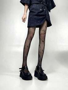 Sanrio Hello Kitty Sexy Black Pantyhose, Elastic And Sheer Fashion Stockings Suitable For Casual Wear, Fashion Accessories, Disco Party Fishnet Stockings, Hot Sweet Cool Style, Pantyhose, Party Dress Accessories, Christmas