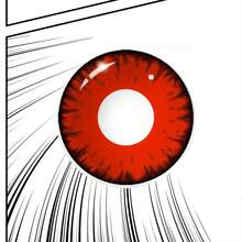 Lalens 1 Coppia di Lenti a Contatto Colorate Morbide Rosso Vampiro Twilight, Lenti a Contatto Colorate Anime, Lenti a Contatto Colorate Folli (2 Pezzi), Uso Semestrale, Perfette per Trucco Occhi, Giochi di Ruolo, Feste, Ognissanti, Cosplay e Temi Horror, Ideali per Look da Vampiro, per Costumi di Ognissanti e Cosplay