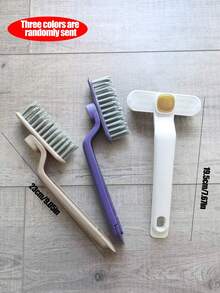 1pc Multifunctional Bathroom Tile Corner Cleaning Brush Home Bathroom Decor Fall Decor Back To School