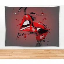 Feelacle Rock And Roll Tapestry 60" X 40" Rock`N`Roll Wall Hanging Party Decorations Home Decor For Bedroom Living Room Dorm (150 X 100cm) : Home & Kitchen - Người tình hôn gợi cảm - Xem 5