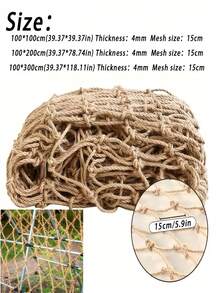 Natural Jute Climbing Net, Suitable For Climbing Plants And Beans, Outdoor Garden Decor, Indoor Plant Support, Simple Garden Fencing, Patio Decor, Yard, Wall Decor, Garden Decor, Balcony Decor, Plant Trellis, Outdoor Decor, Flower Stand, Garden Fence, Wedding Decor, Spring Gardening, Easter Decor Gift, New Year Gift