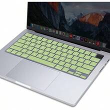 Keyboard Cover Skin Compatible With 15 Inch M3 A3114 M2 A2941/13.6 A3113 A2681/Pro 14/16 M4 M3 M2 M1, Midnight Green - Bơ xanh - Xem 12