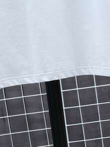 YUNCHIC - قميص كاجوال مريح للرجال، قميص صيفي متعدد الاستخدامات، مناسب للارتداء في الأماكن الداخلية والخارجية، طباعة كرتونية مبتكرة للخضروات والأزهار - أبيض - مشاهدة 6