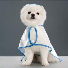 Transparent Dog Raincoat With Adjustable Buttons - Windproof And Waterproof, Suitable For Small, Medium And Large Dog Breeds, Full Body Coverage And Hooded Design, Suitable For All Weather Protection, Dog Raincoat, Pet Raincoat, Fashionable Pet Accessories, Durable Pet Gear, Please Select The Size You Need Based On The Size Chart