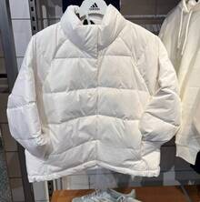 Adidas New Women's Lightweight Casual Minimalist Warm Down Jacket - White - View 8
