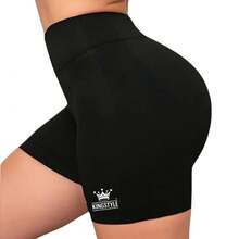 Conjuntos Fitness Feminino Top E Short Roupas Academia Nadador Moda Feminina para Academia - Preto - Visão 5