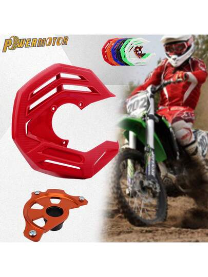Powermotor Powermotor دراجة نارية الفرامل الأمامية غطاء الحماية مناسبة لـ KTM SX SXF XC XCF EXCF XCW 125 150 250 300 350 450 2015-2022 ملحقات الدراجات النارية على الطرق الوعرة | لون: أزرق; نوع النمط: أ