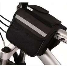 1 bolsa para quadro de bicicleta, bolsa para tubo frontal para quadro de ciclismo de montanha, bolsa pequena para selim de bicicleta - Multicolorido - Ver 10