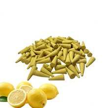 39/198/259 piezas Incienso en forma de cono con aroma a limón y amor, fragancia duradera para el hogar, la oficina, el estudio de yoga, efecto de humo romántico para el Día de San Valentín, artículo de cruzada, envío directo disponible