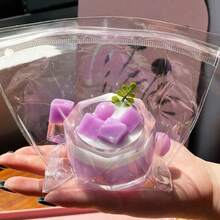 1个可爱草莓奶昔蛋糕饮料奶茶杯 5.5厘米 仿甜点湿杯 - 彩色 - 查看 15