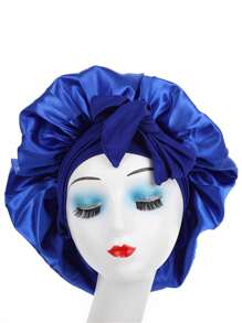 1pc Luxurious Satin & Silk Bonnet For Sleeping - Adjustable Comfort Fit With Tie Band - Unisex Night Hair Protection For Men & Women Home Bathroom Decor Spring Summer Autumn Winter Shower Towels For Beauty Salon, Hotel Sports,Home Essentials, Towel, Skin Care