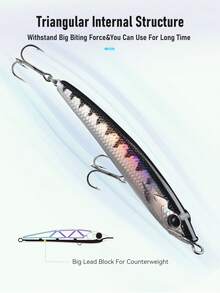 KINGDOM GT PICADUO Sea Fishing Lure 150mm 75g 90g Sinking Pencil Fishing Lure Baitcasting Wobbler Artificial Hard Bait Fishing Tackle - Multicolor - View 5